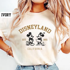 Comfort Colors® Retro Disneyland California Shirt, Disneyland Est 1955 Shirt, Mickey And Friends Shirt,Disney Vacation Tee,Walt Disney World
