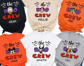 Disney Halloween Alle Charaktere Shirts, Mickey und Freunde Gruppe Halloween Shirt, Halloween Party Shirt, Disney Familienausflug Halloween 2025