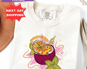 Comfort Colors® Leidenschaft Shirt, Sommer Cocktail T-Shirt, Barkeeper Geschenk, Sunset Drink Shirt, Aperitivo Vibes T-Shirt, Trink Shirt, Sommer Shirts