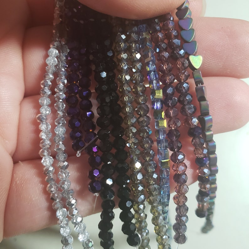 Over the Nose Bridge Piercing Chain Hand-Built Beaded Opal Lapis Any Size Made to Order CUSTOM Bronze Beaded Nose Piercing Chain
