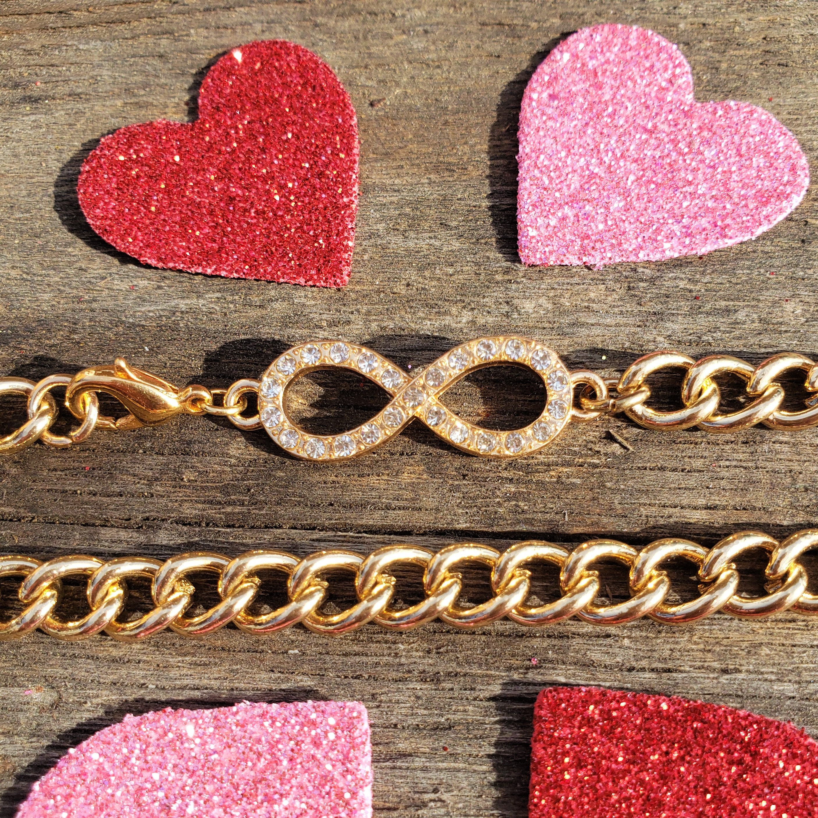 Rose Gold Heart & Infinity Necklace - Lovisa