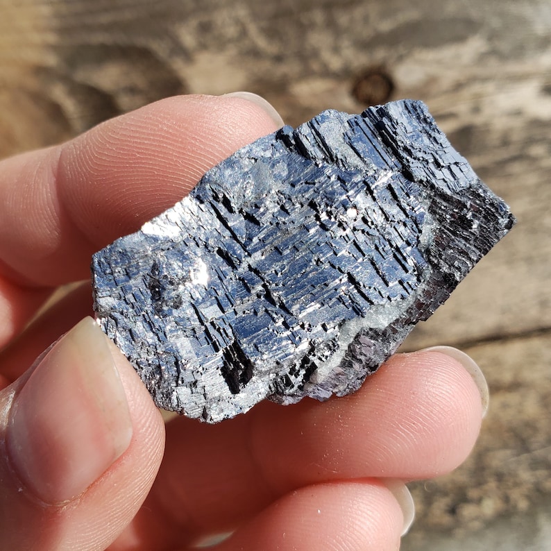 Galena Specimens: 3 Sizes Dark Silver Metallic Mineral - Etsy Canada