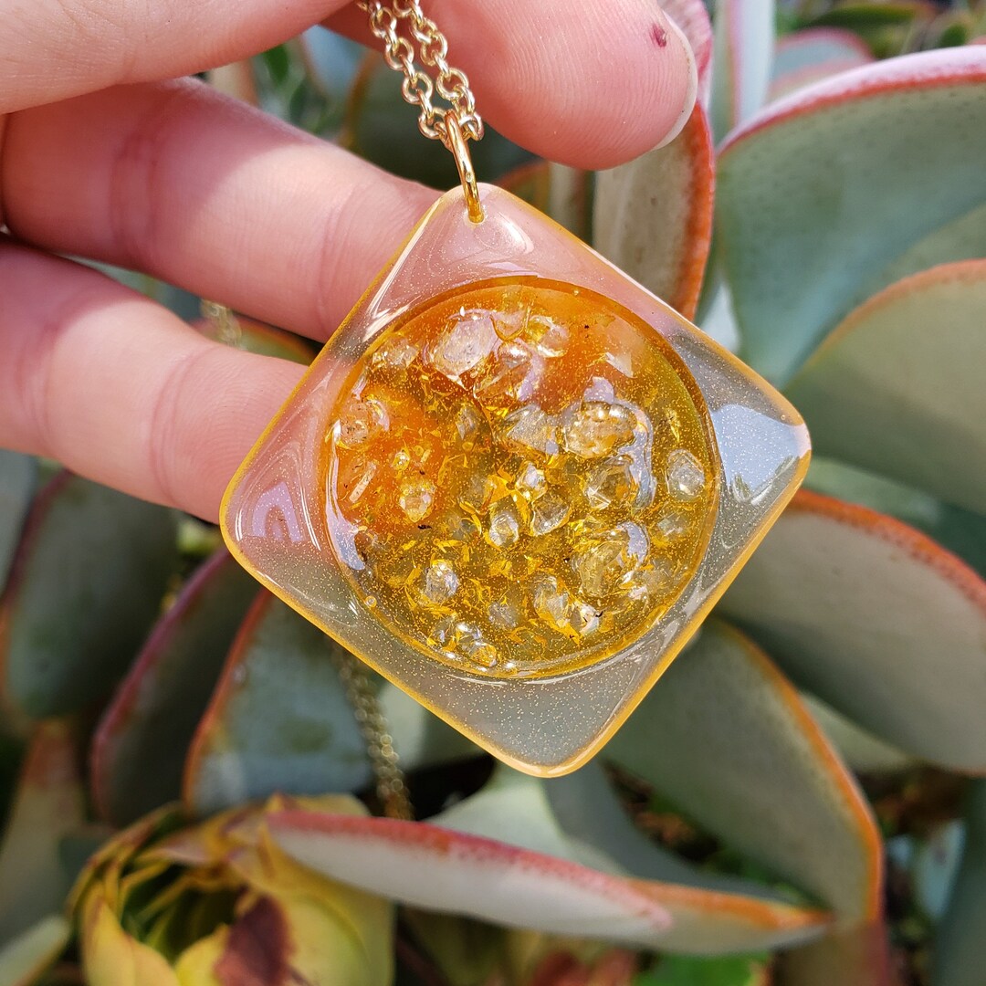 Real Diamonds Dab Necklace Diamonds & Sauce Faux Cannabis Caviar Wax