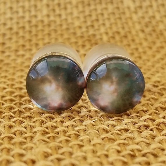 10 Mm Galaxy Gauged Ear Plugs 00G Gauge Nebula Solar System Space