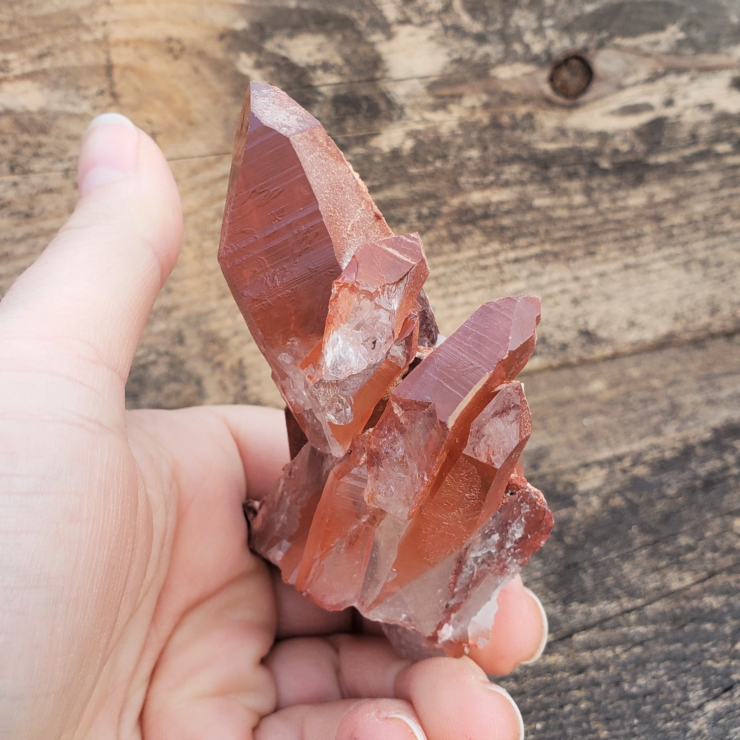 Red Quartz Clusters: Hematoid Hematite Quartz Crystal Clusters 121 Gram  Rusty Red Crystal Points Morocco Moroccan Epimorph Hematite Quartz - Etsy