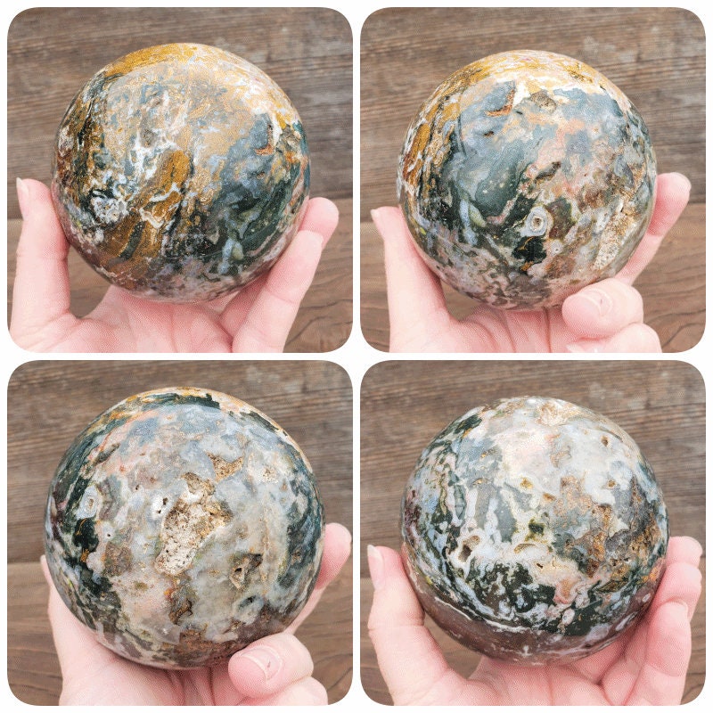 オーシャンジャスパースフィア：1,335グラムの大型で、マダガスカル産