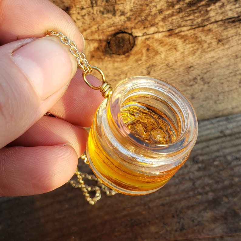 Real Diamonds Dab Necklace Small Jar of Faux Caviar Wax Etsy