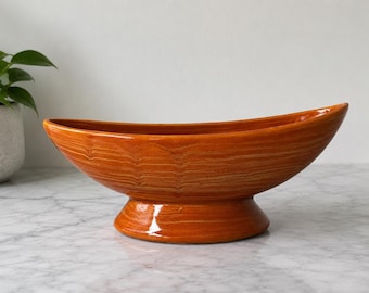 McCoy Harmony Line Boat Shaped Centerpiece Bowl