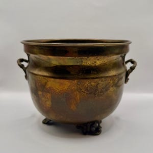 ヴィンテージ真鍮プランター