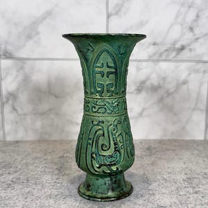 Chinese bronze vase - Etsy 日本