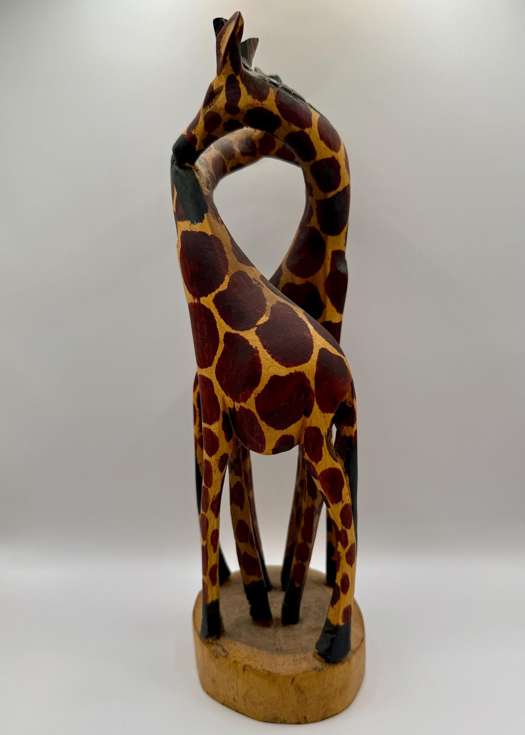 ケニア産 ハンドメイド 動物 木彫りアフリカンスタイル 木製動物彫刻