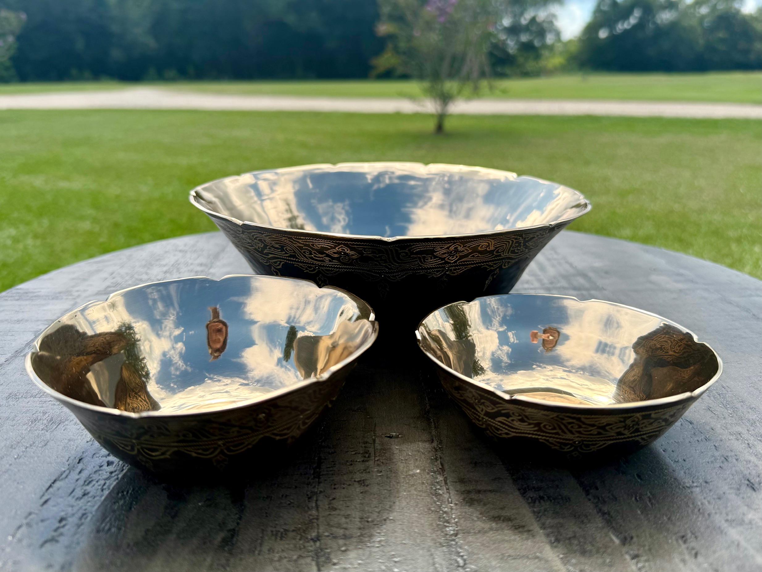 タイ式サービングボウル 真鍮 Thai Brass Bowl - Etsy