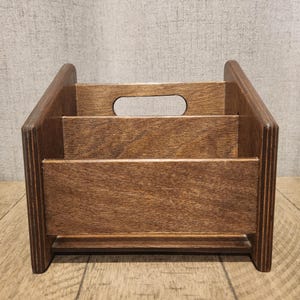 Vintage Wooden Desk Organizer