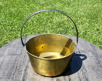 Vintage Brass Jam Pan