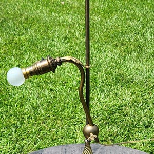 Vintage Brass Adjustable Desk Lamp