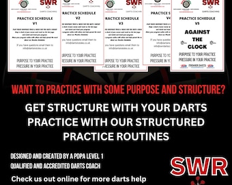 Darts Trainingsplan von SWR Darts Coaching