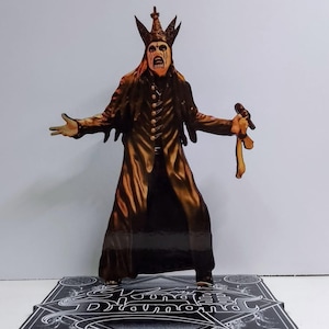 KING DIAMOND 8&quot; DISPLAY Standee Figure Cutout Statue Standup Decor rock