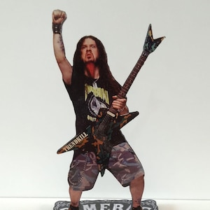 DIMEBAG DARRELL 8&quot; DISPLAY Standee Figure Pantera Cutout Statue Standup Decor rock