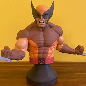 HANDMADE Wolverine BUST Figure SCULPTURE Statue X-Men Logan movie film comic