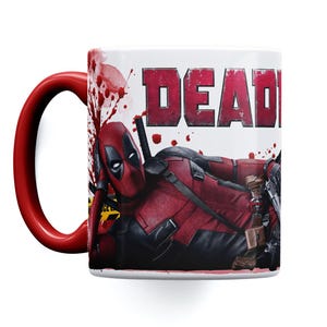 DEADPOOL BECHER 11 Unze. - Superhero Movie CUP Film Comic Vielverine Kostüm