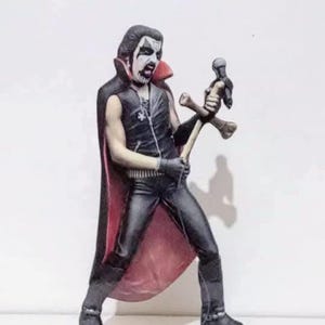 KING DIAMOND 8&quot; DISPLAY Standee Figure Cutout Statue Standup Decor rock