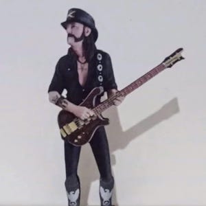 Motörhead LEMMY Kilmister 8&quot; DISPLAY STANDEE Figure Cutout Statue Standup Decor