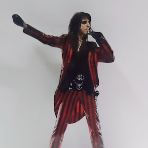 ALICE COOPER 8&quot; DISPLAY Standee Figure Cutout Statue Standup Decor Heavy Metal