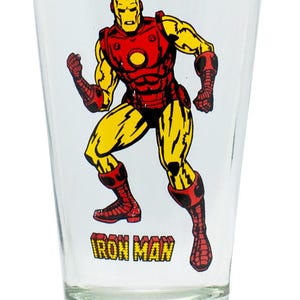 IRON MAN BICCHIERE 14 oz -- Fumetto Supereroe Animato Arte Cartone Animato Americano