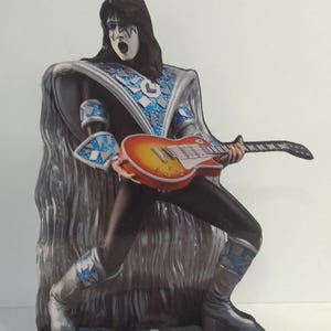 ACE FREHLEY 8&quot; DISPLAY Standee Kiss Figure Cutout Statue Standup Decor