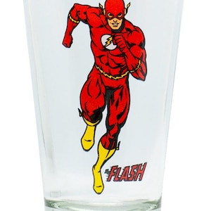 IL BICCHIERE FLASH 14 oz -- Fumetto Supereroe Cartone Animato American Decor dc
