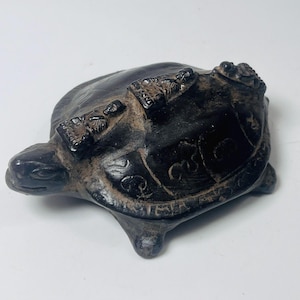 Sacred Wealth Turtle Bucha: Wat Chang Hai Thai Amulet, LP Thuad Figures