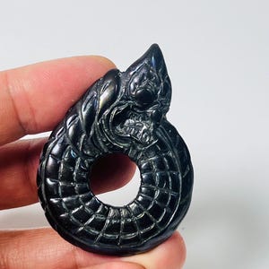 Naga Loop Amulet Ring – Blue Leklai Mekapat Iron Serpent Trap Powerful Thai Protection Talisman spiritual artifact