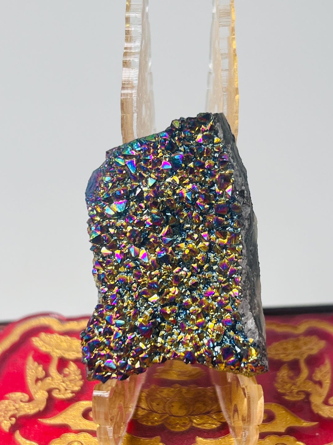 Rainbow Leklai Crystal Talisman: Sacred Laos Cave Stone - Etsy