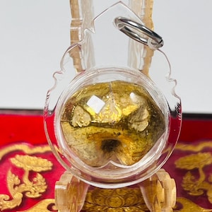 Golden Leklai Amulet: Wealth, Protection, and Charm - Buffalo Mountain Cave
