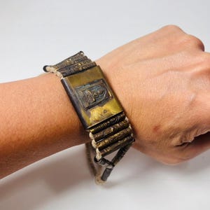 Antique Takrut Bracelet | Sacred Yantra Amulet of LP Suk for Wealth, Luck, and Strong Spiritual Protection