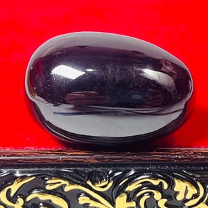 Black Leklai Amulet: Laos Cave Energy Stone, Protection Talisman