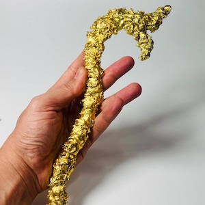 Gyllene Leklai Naga ormstav: Thailändsk ritualstav, förmögenhetsskydd