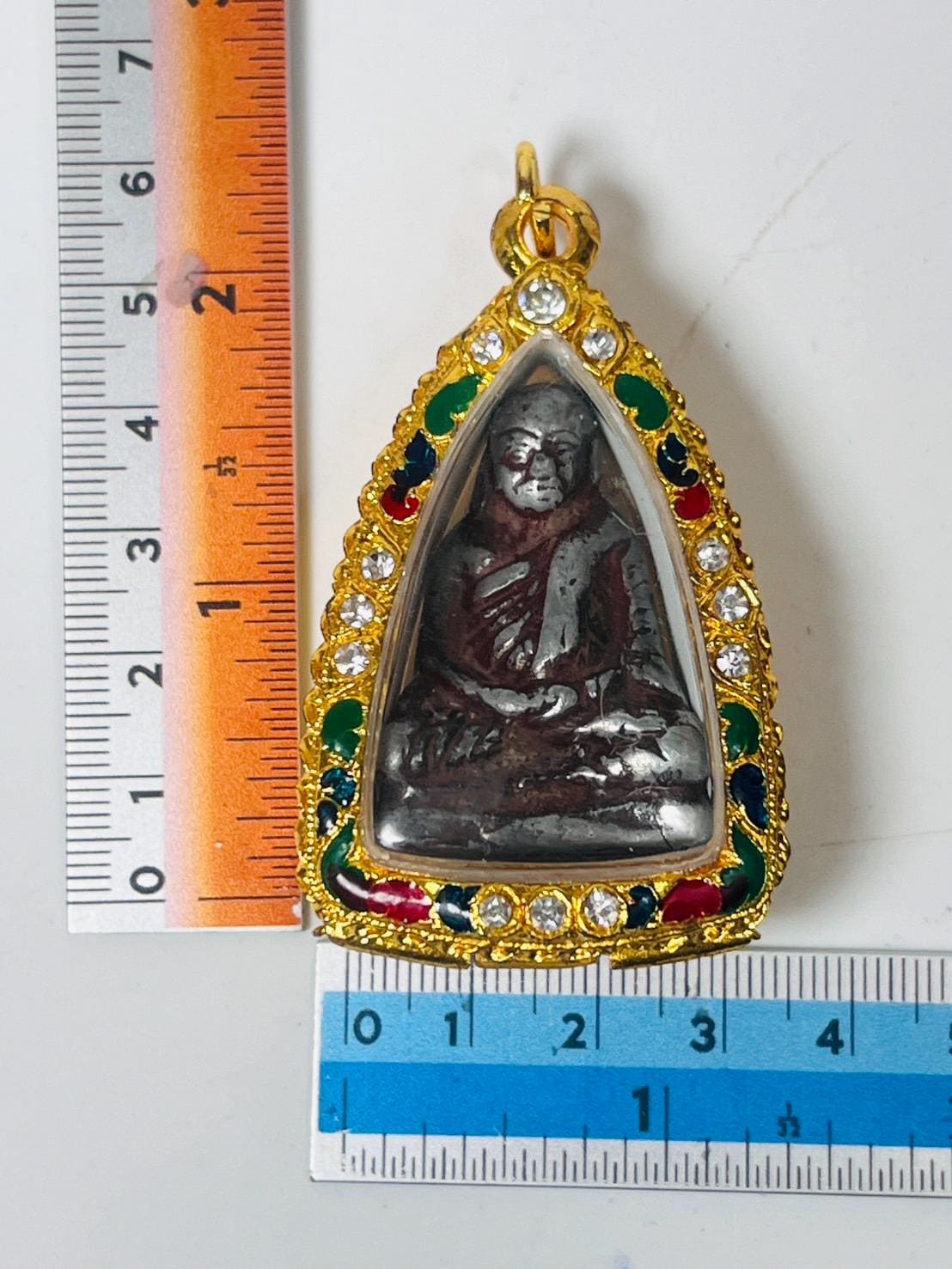 Luang Pho Ngern Silver Amulet | Wat Bang Klan, 1971 Thai Bud - Etsy