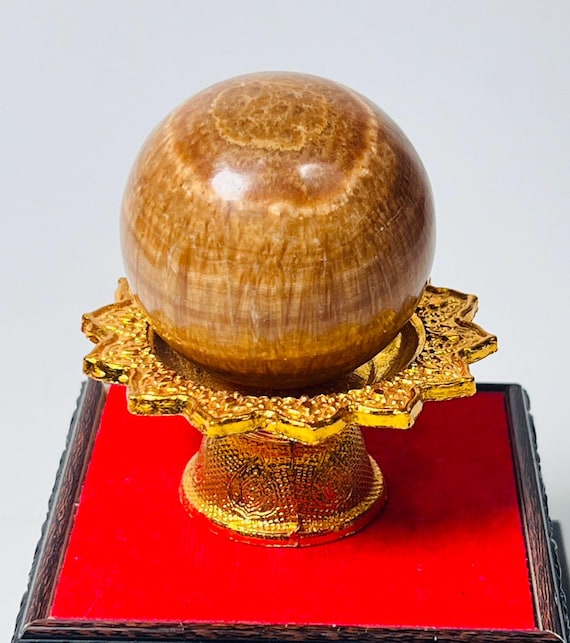 Sarira Relic Stone Sphere: Sacred Thai Meditation Talisman - Etsy