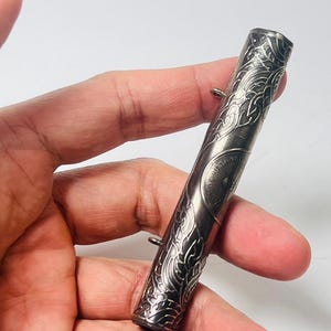 Rare Takrut Sacred Amulet Silver roll LP Sook Wat Pak Khlong Makham Thao 1923 Powerful Thai Talisman Protection Magic