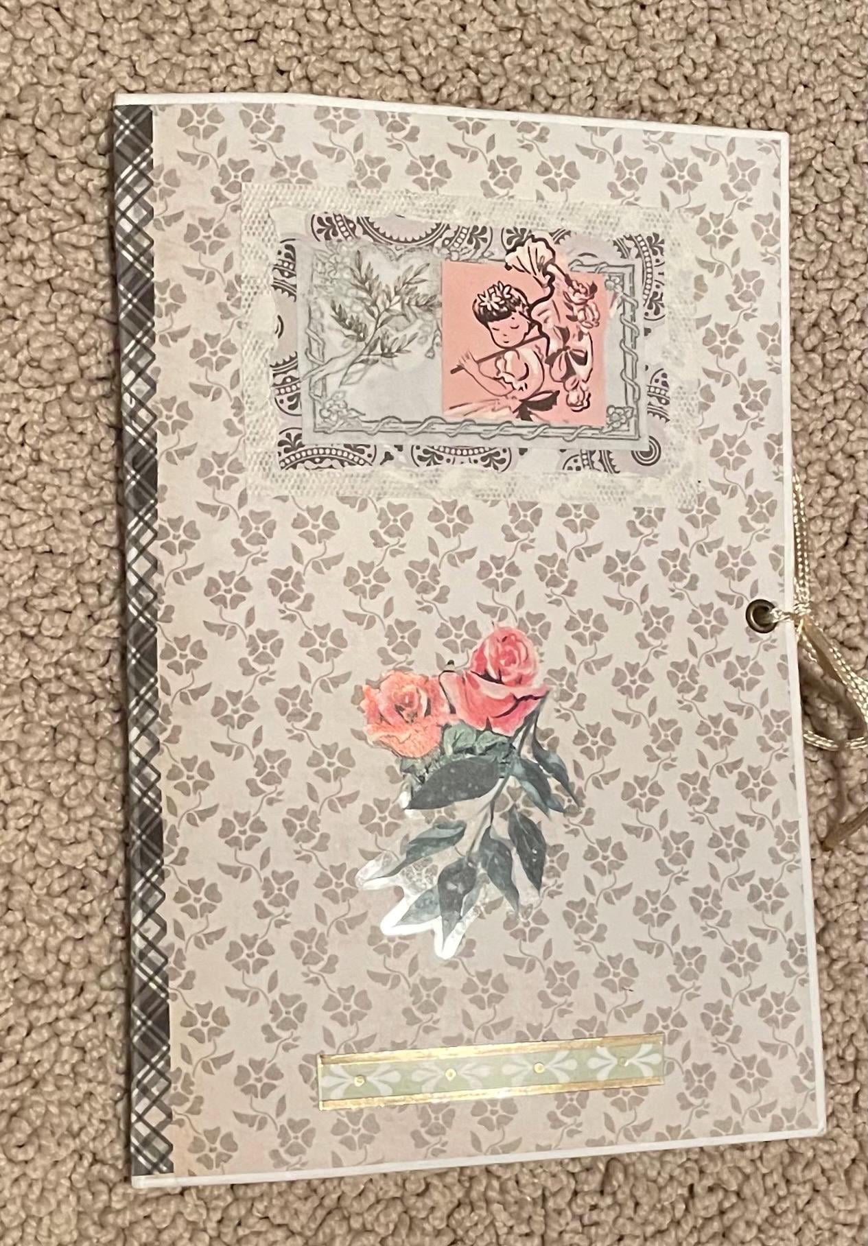 Isn’t It Romantic Junk Journal/ Memory Keeping/ Writing Journal/ Gift/ Handmade Journal