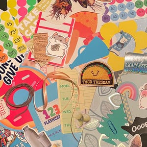 Junk Journal Starter Kit: Scrapbook Supplies, 70+ Pieces