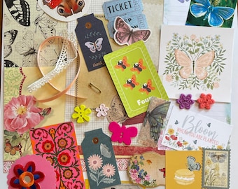 FUN Themed Junk Journal/Scrapbook/Memory Keeping Kits with 60+ Pieces/Ephemera/Junk Journal Supplies/Gift