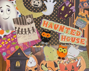 Spooky Sweet Journal Kit! Halloween Themed Junk Journal/Scrapbook/Memory Keeping Kit with 60+ Pieces/Grab Bag/Junk Journal Supplies/Ephemera