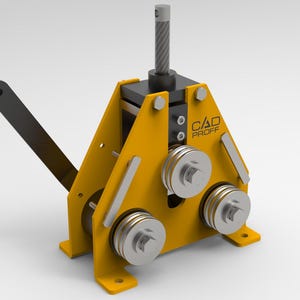 Rod bending (roll forming)