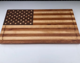 Professional USA Flag Cutting Board