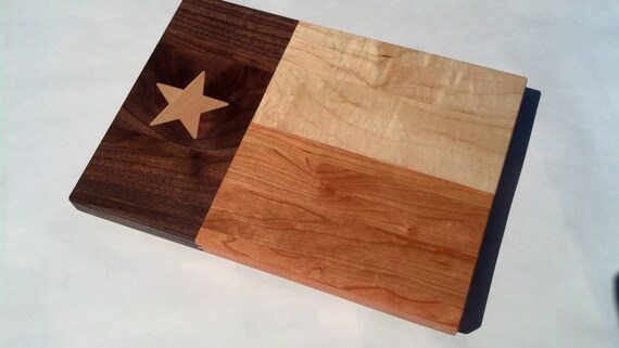 Texas State Flag Cutting Board | Etsy