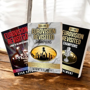 Eurovision Revisited: 3-Book Collection | Detailed History of the Eurovision Song Contest | ESC Fan Gift