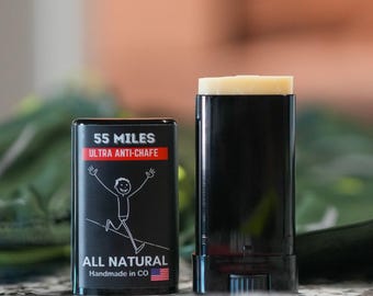 Bálsamo antirozaduras para correr • Protección natural contra rozaduras y ampollas • Bálsamo de larga duración para corredores • 88 kilómetros