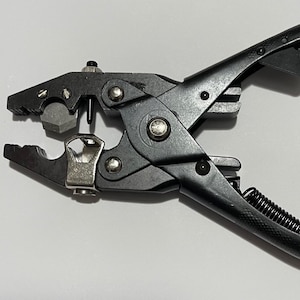 belt belting tool plier cliper for leather cut & hole